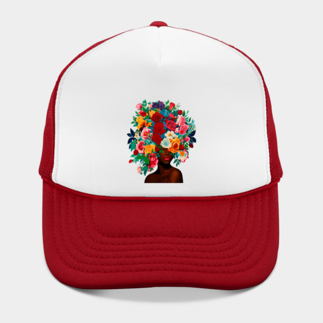 Girl with Flower Headdress Hat