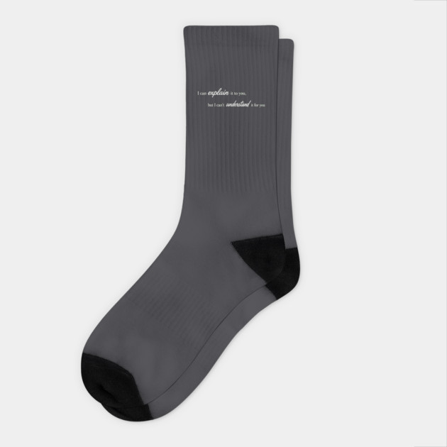 I can Explain It Socks