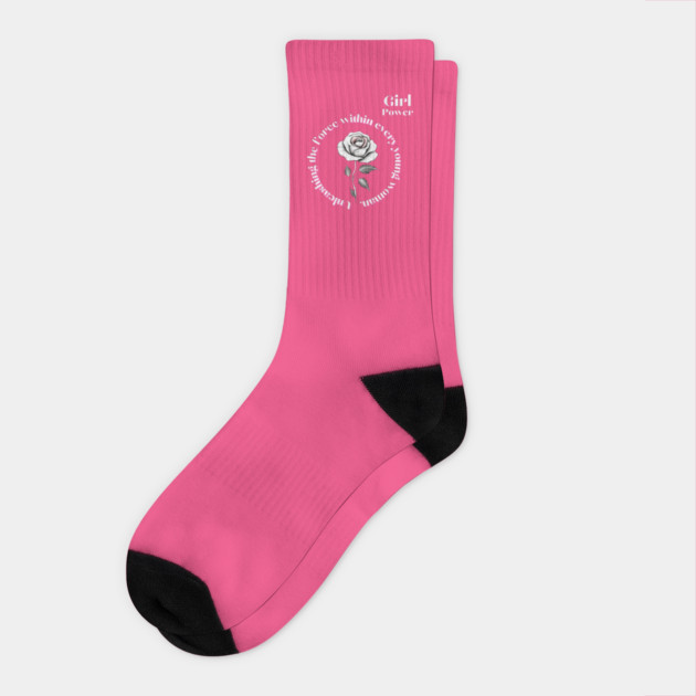 Unleashing the force within every young woman Socks