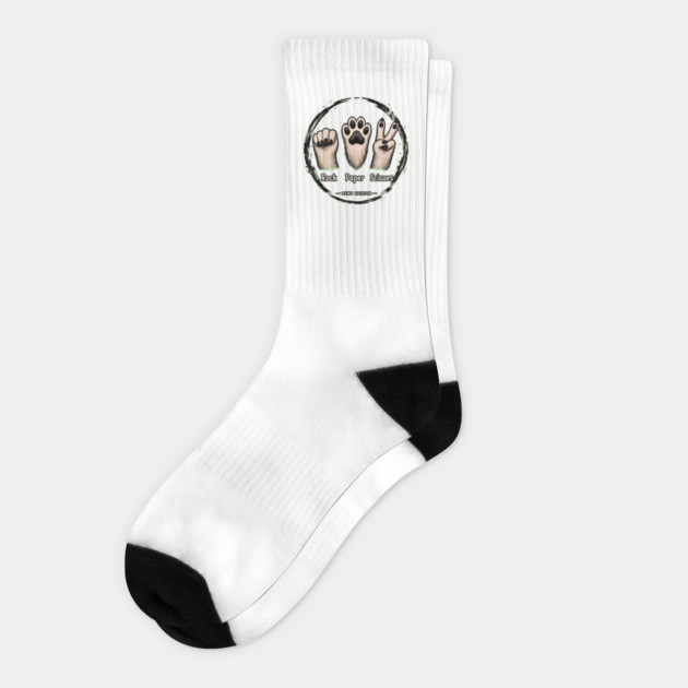 Rock Paper Scissors - funny Socks