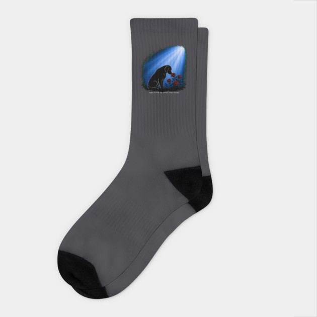 Take Time To Smell The Roses Socks