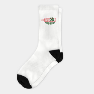 Certified Weed Killer Socks