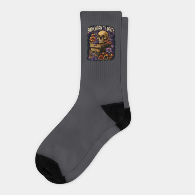 Bookworm Til Death Socks