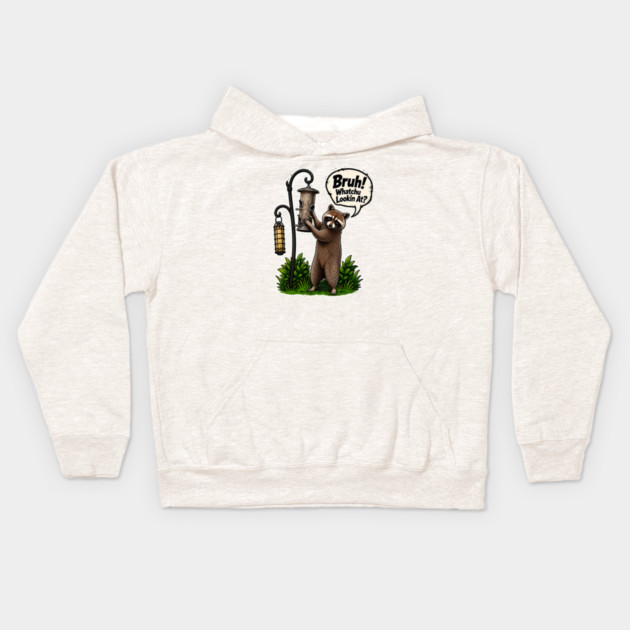 Bruh Whatcha Lookin At? Kids Hoodie