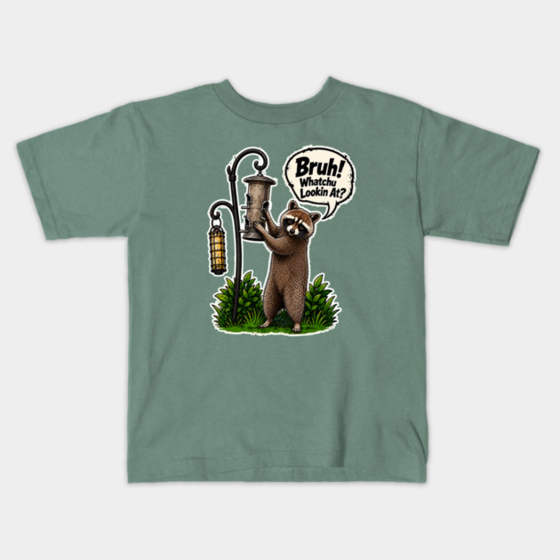 Bruh Whatcha Lookin At? Kids T-Shirt