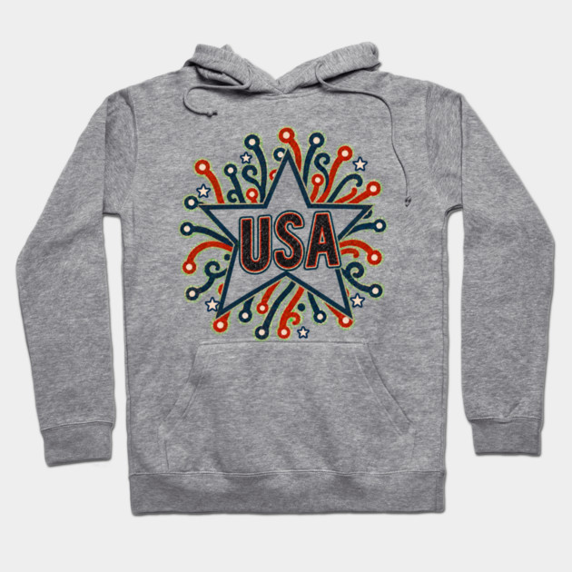 USA Star Hoodie