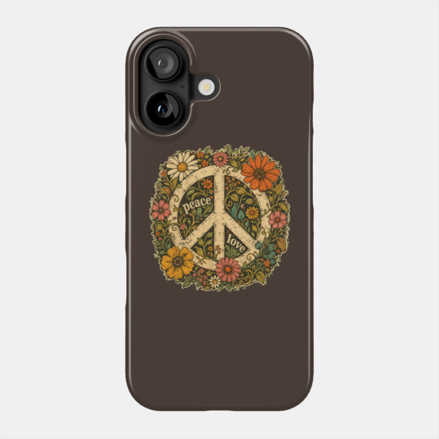 Peace and Love Sign Case