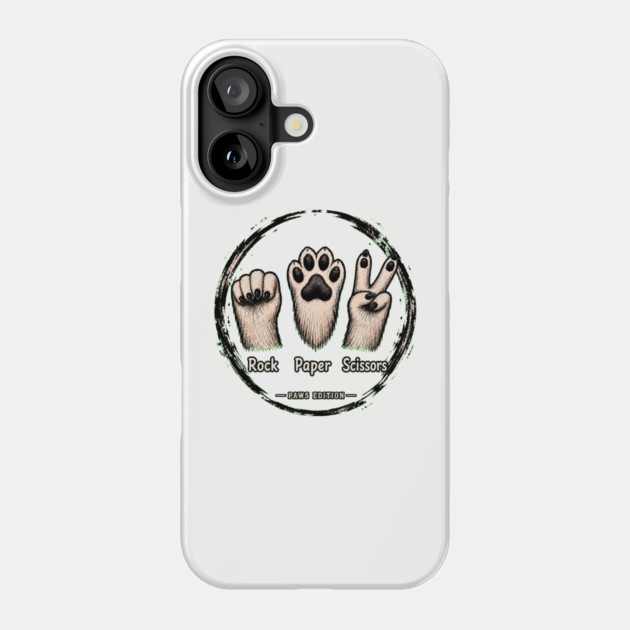 Rock Paper Scissors - funny Phone Case