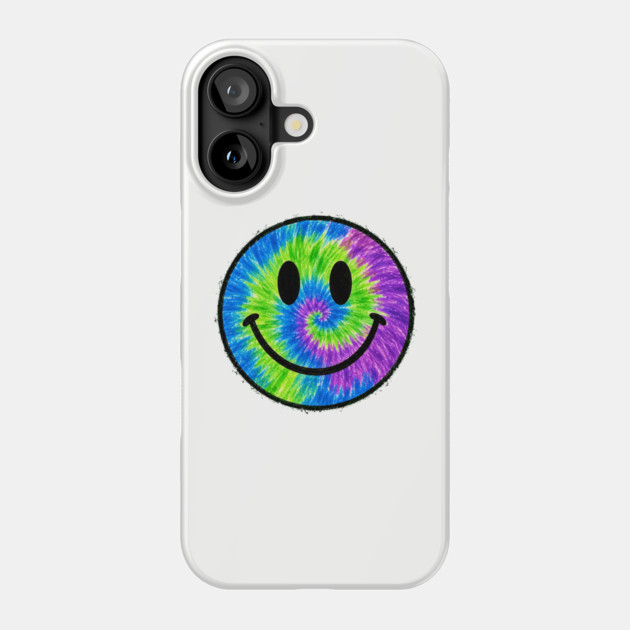 Tye Dye Smiley Face Phone Case