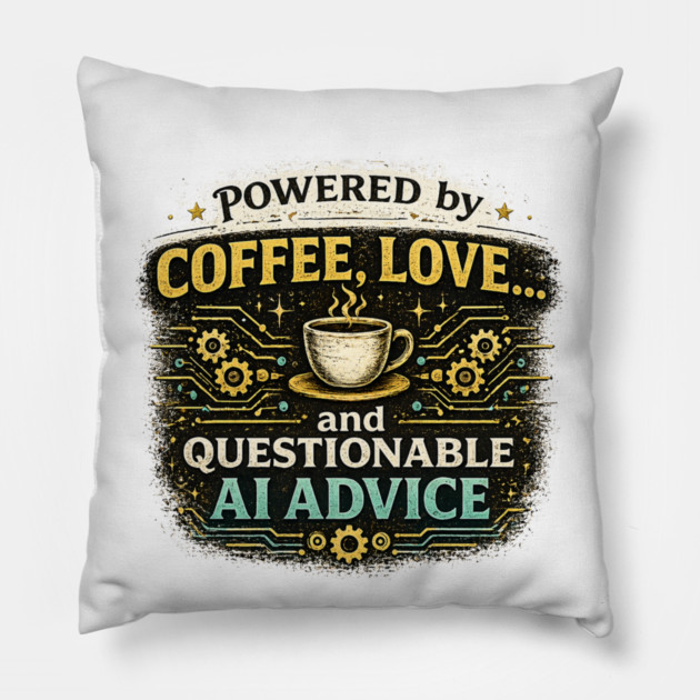 Powered by Coffee, Love, and Questionable AI Advice Pillow