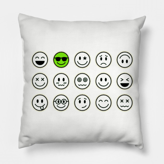 Emoji Faces Pillow