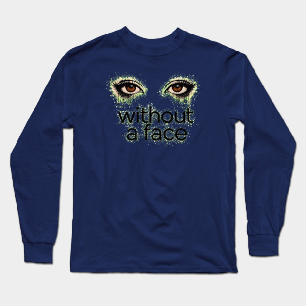 Brown Eyes Without a Face - Long Sleeve T-Shirt