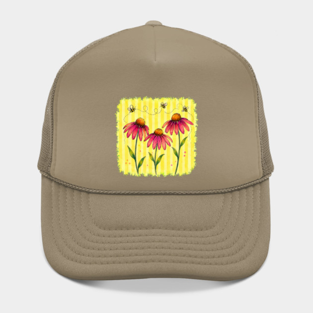 Coneflower with Stripes Hat