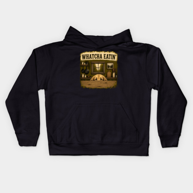 Whatcha Eatin - funny Kids Hoodie
