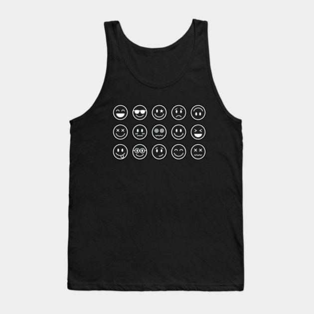 Emoji Faces Tank Top