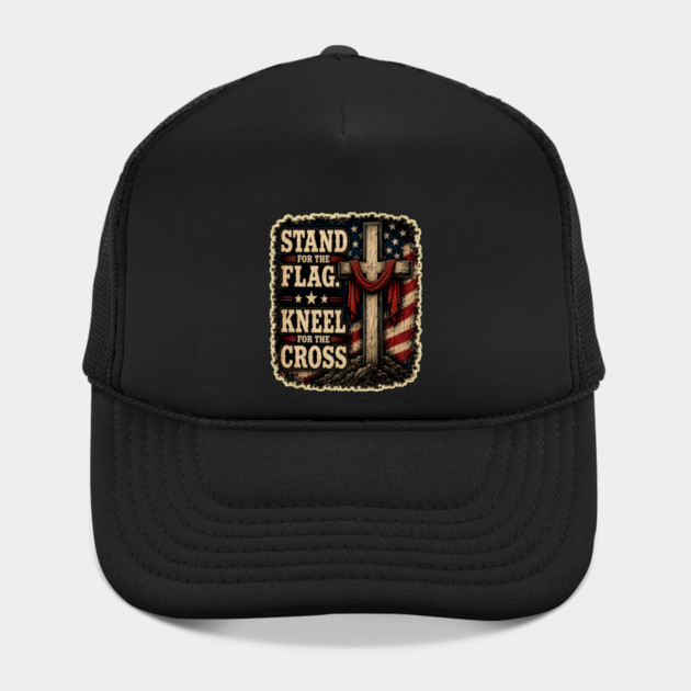 Stand for the Flag, Kneel for the Cross Hat