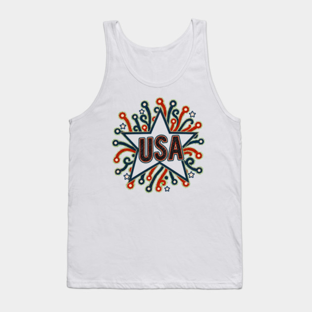 USA Star Tank Top