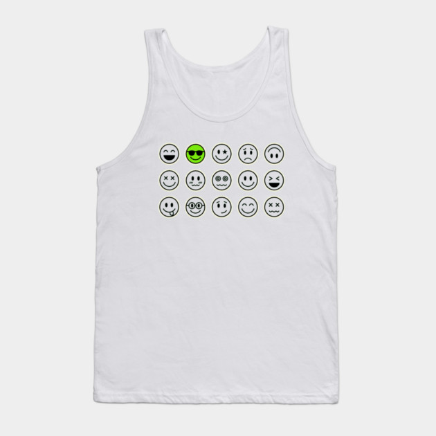 Emoji Faces Tank Top