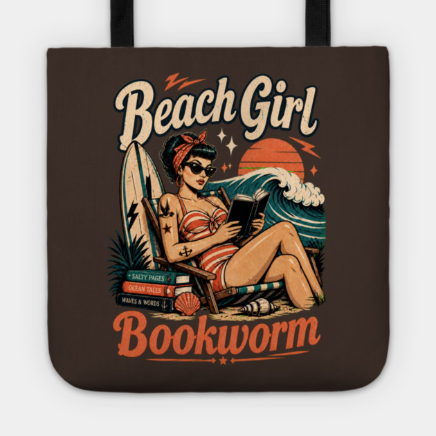 Beach Girl Bookworm Tote