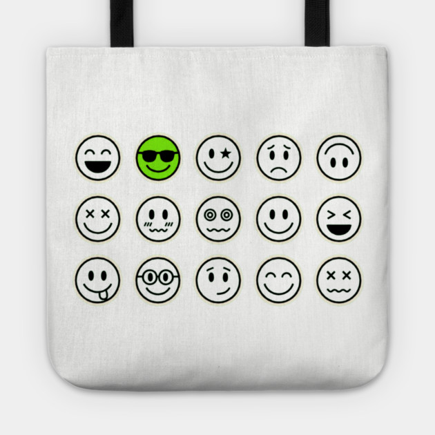 Emoji Faces Tote
