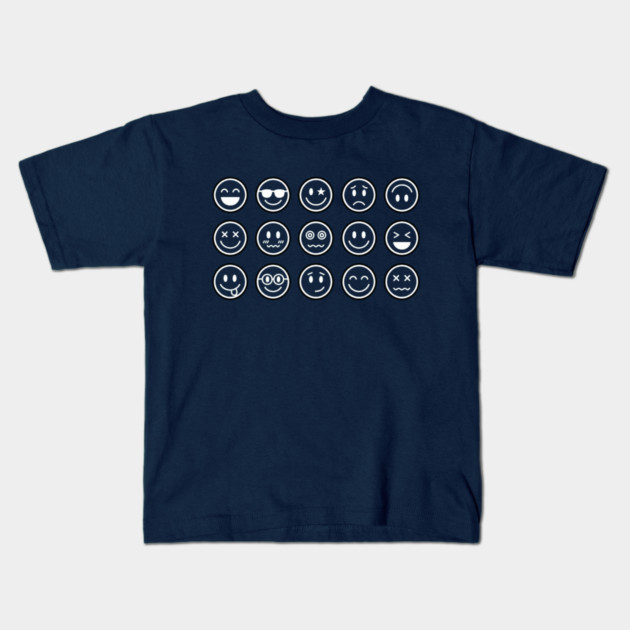 Emoji Faces Kids T-Shirt