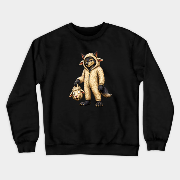 Wolf in Sheeps Clothing Crewneck Sweatshirt