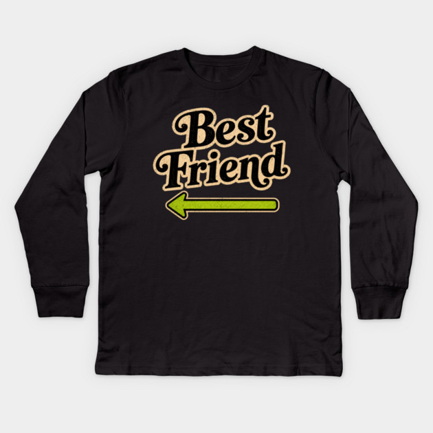 Best Friends (left arrow) Kids Long Sleeve T-Shirt