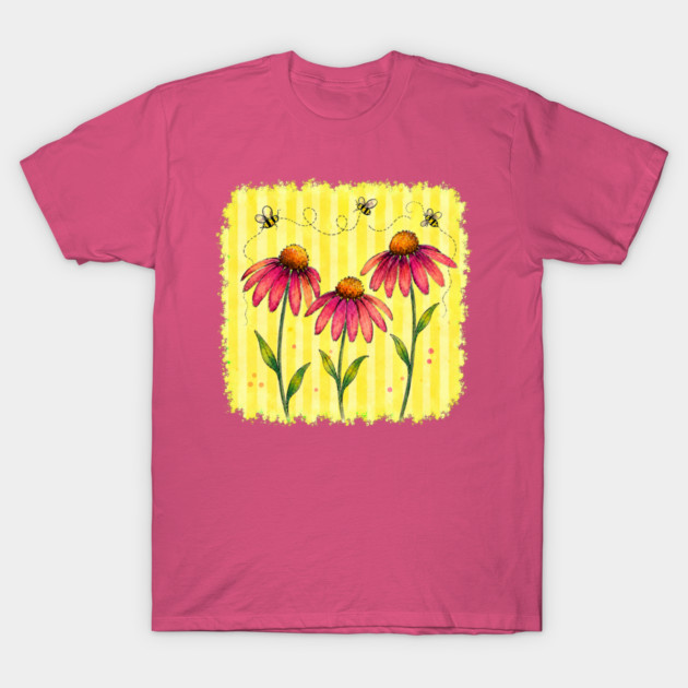 Coneflower with Stripes T-Shirt