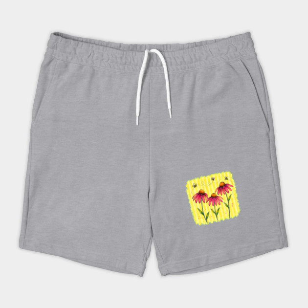 Coneflower with Stripes Shorts