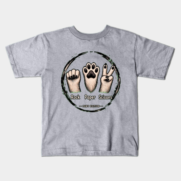Rock Paper Scissors - funny Kids T-Shirt