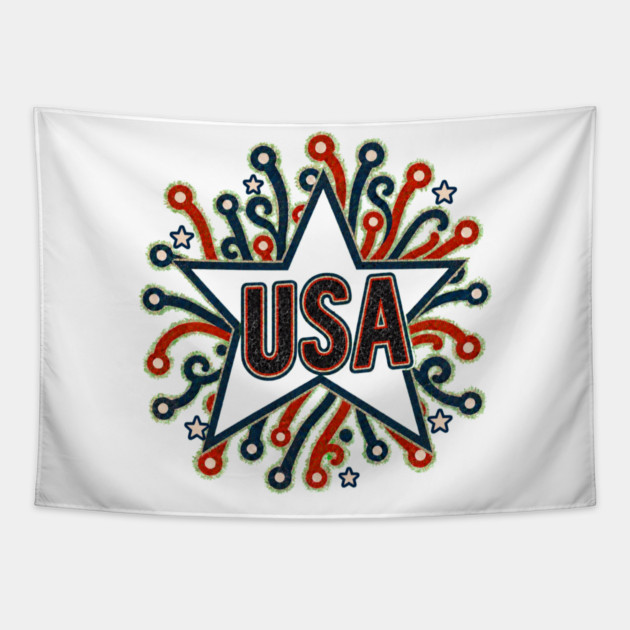 USA Star Tapestry