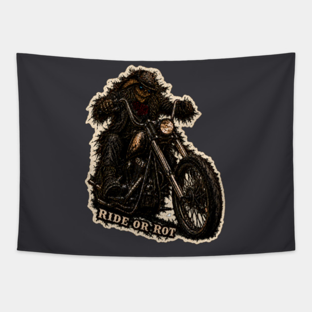Ride or Rot Tapestry