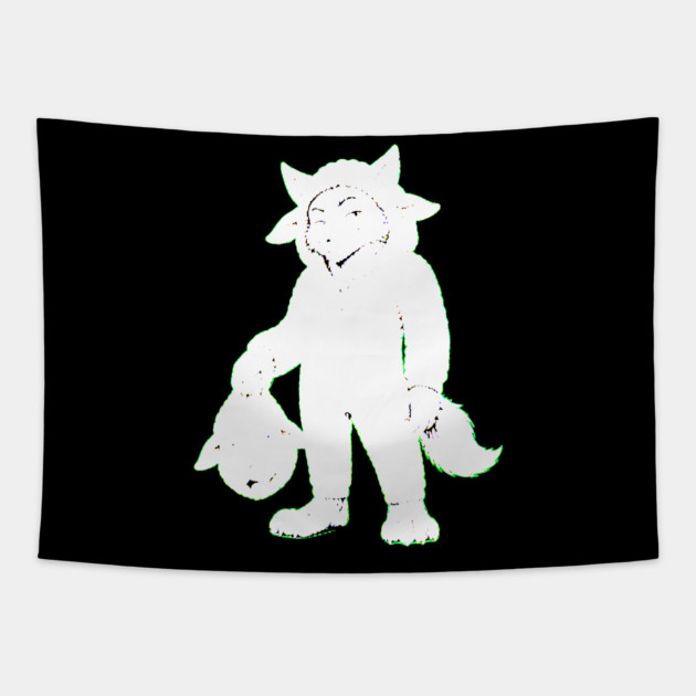 Wolf in Sheeps Clothing Tapestry