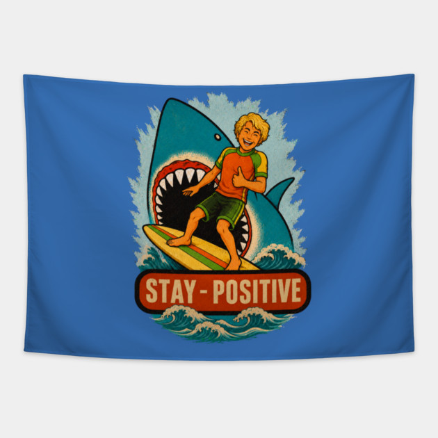 Stay Positive Tapestry