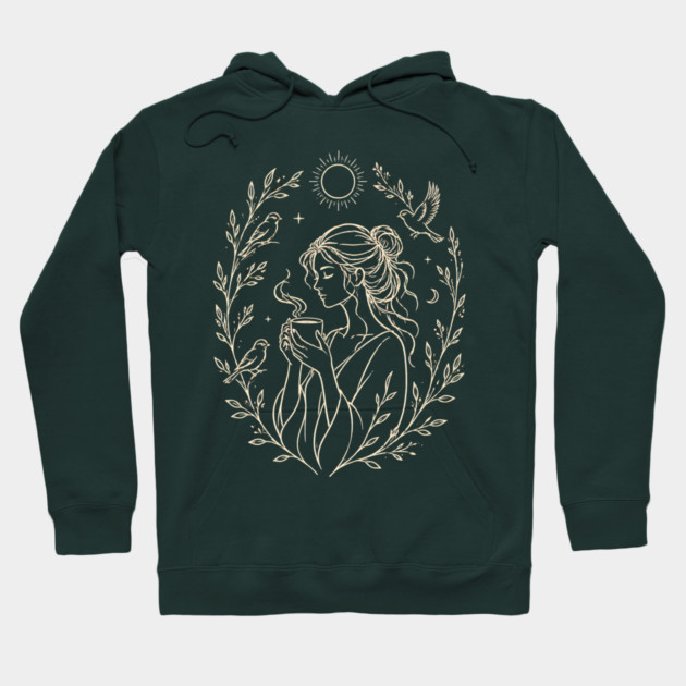 Drinking My Morning Coffee With The Birds Hoodie