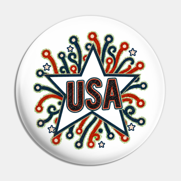 USA Star Pin