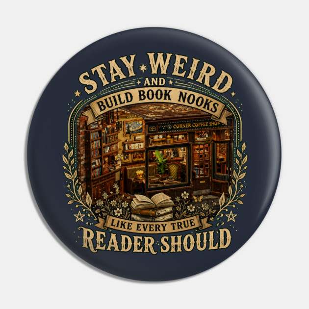 Stay Weird and Build Book Nooks Like Every True Reader Should Pin