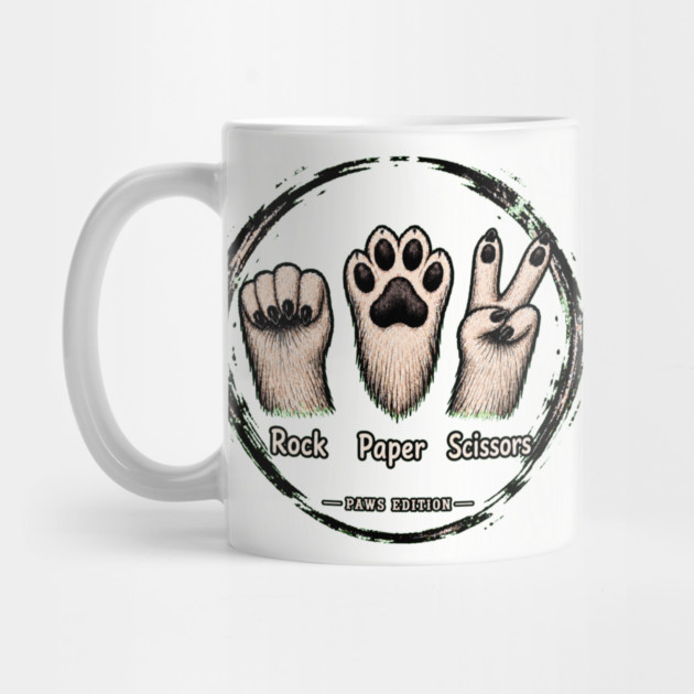 Rock Paper Scissors - funny Mug