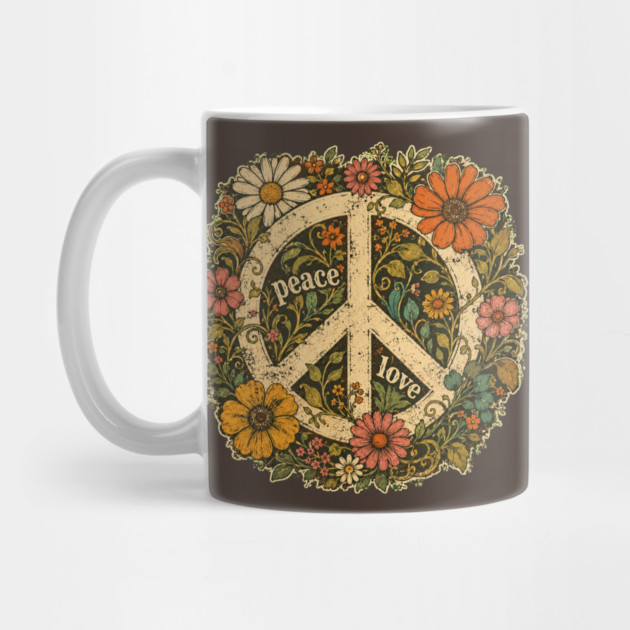 Peace and Love Sign Mug