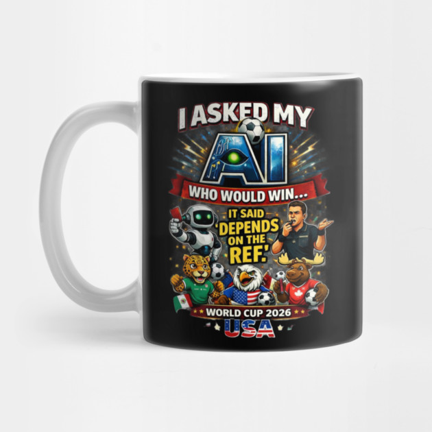 I Asked My AI Who Would Win the World Cup 2026 - Funny Mug