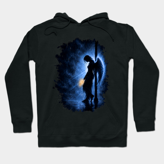 Angel with Cross Hoodie