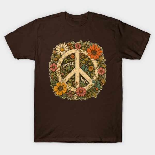 Peace and Love Sign T-Shirt
