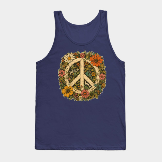 Peace and Love Sign Tank