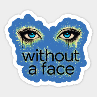 Eyes Without a Face - Blue Eyes - Sticker