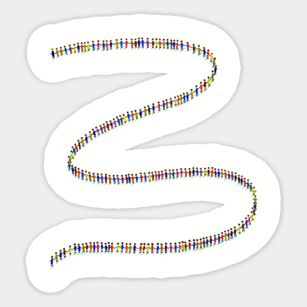 Hand In Hand Sticker - Image 3