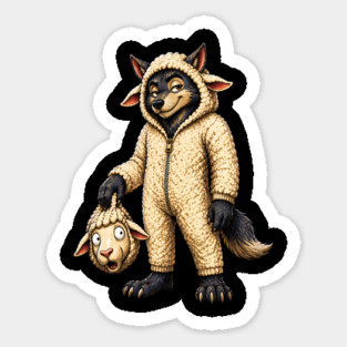 Wolf in Sheeps Clothing Magnet