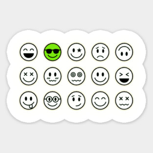 Emoji Faces Magnet