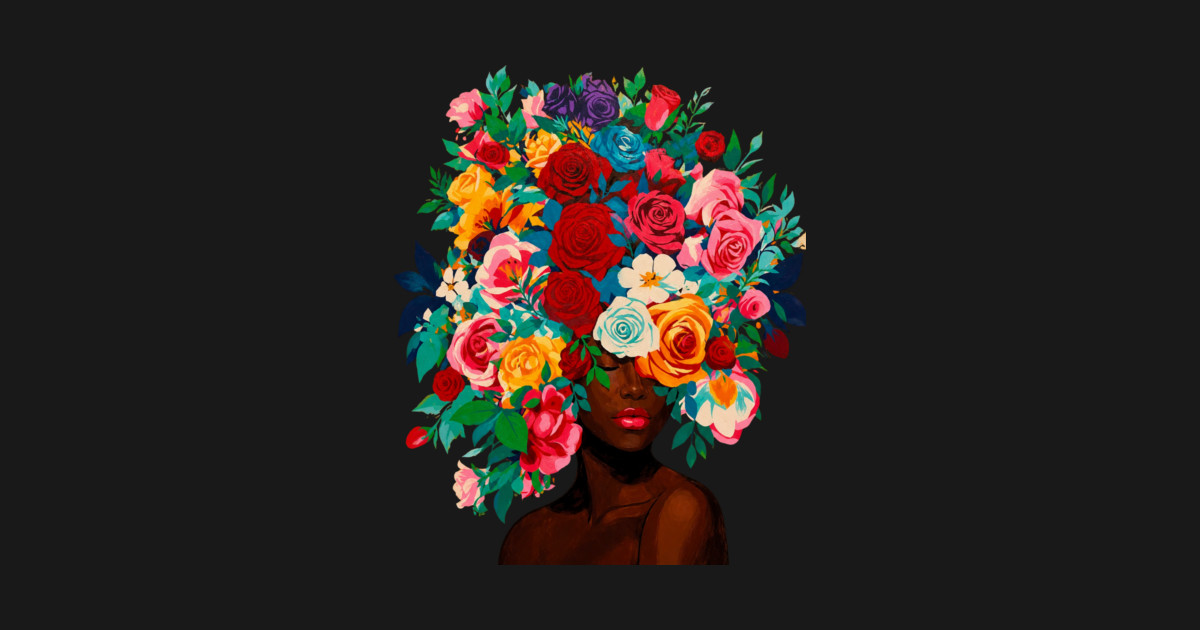 Girl with Flower Headdress Shorts - Image 2