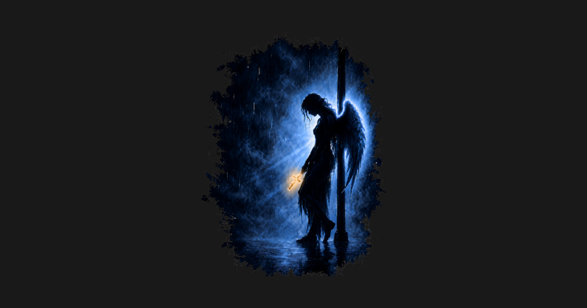 Angel with Cross T-Shirt - Image 2