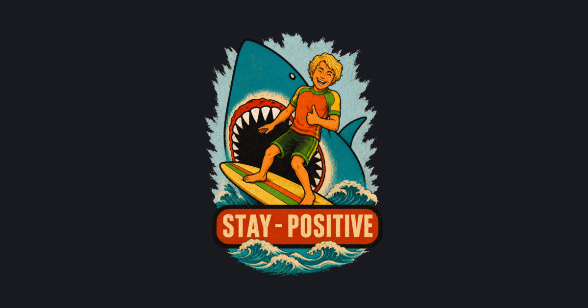 Stay Positive Baseball T-Shirt - Image 2